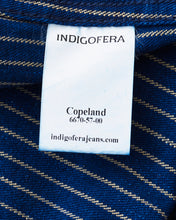 Indigofera Copeland Jacket Single Stripe Indigo Beige