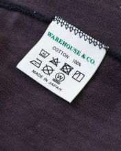 Warehouse & Co. Lot 4601 Plain T-shirt Sumikuro (Black)