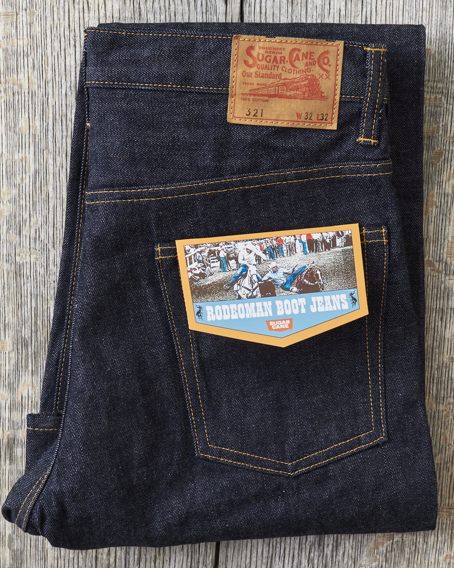Sugar Cane & Co. Bootcut Jeans 14oz Denim SC42321