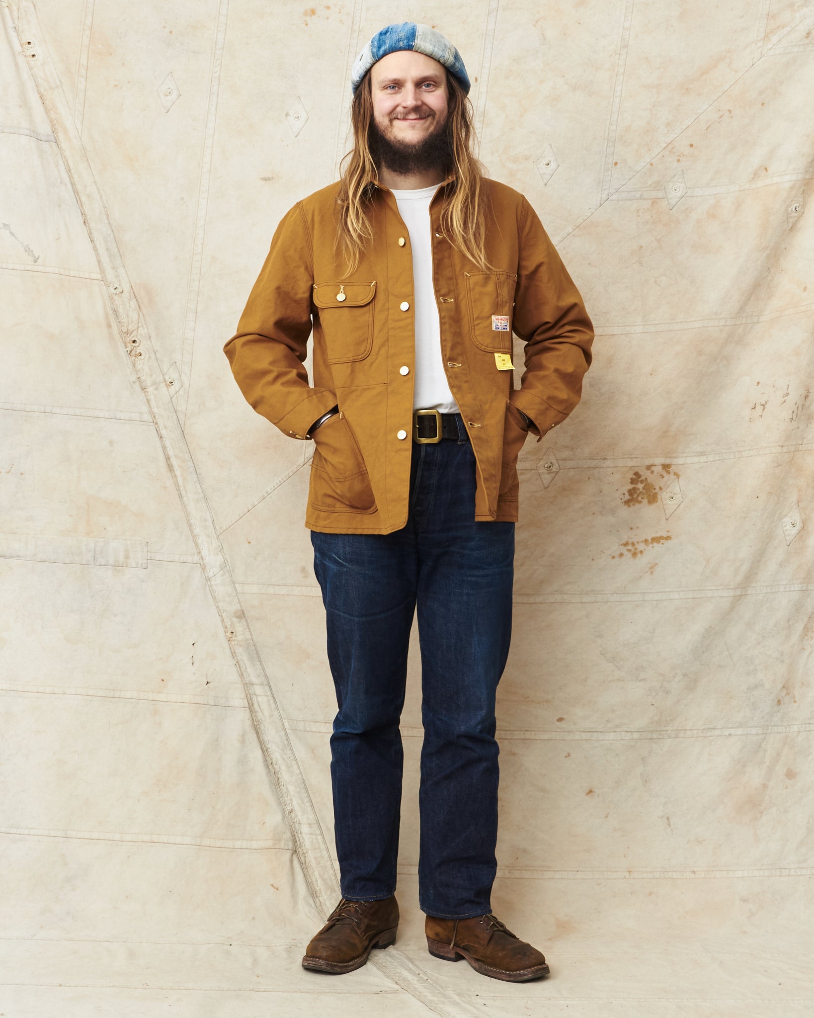Sugar Cane & Co. 13oz. Brown Duck Work Coat SC15657 – Second Sunrise