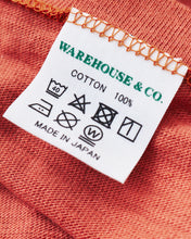 Warehouse & Co. Lot 4601 Plain T-shirt Salmon