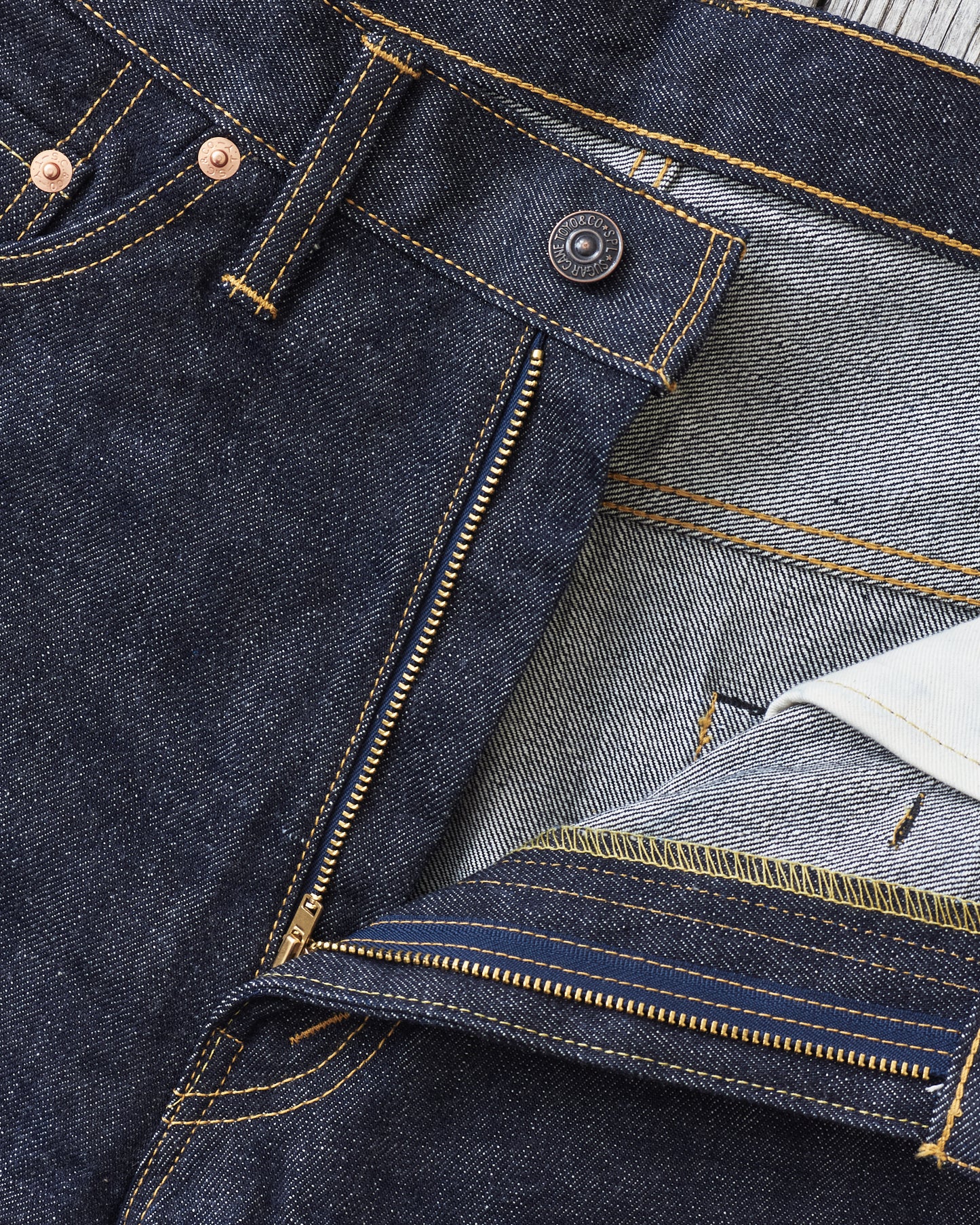 Sugar Cane & Co. Bootcut Jeans 14oz Denim SC42321