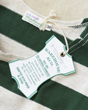 Warehouse & Co. Lot 4050 Short Sleeve Shirt Green / Oatmeal