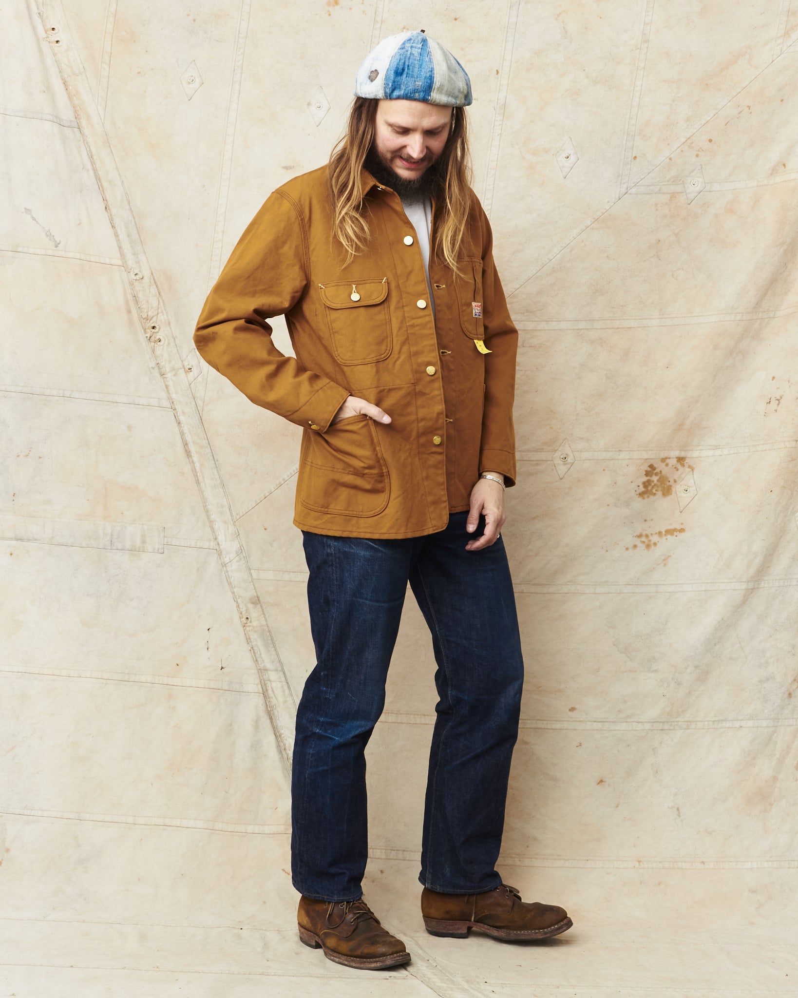 Sugar Cane & Co. 13oz. Brown Duck Work Coat SC15657 – Second Sunrise