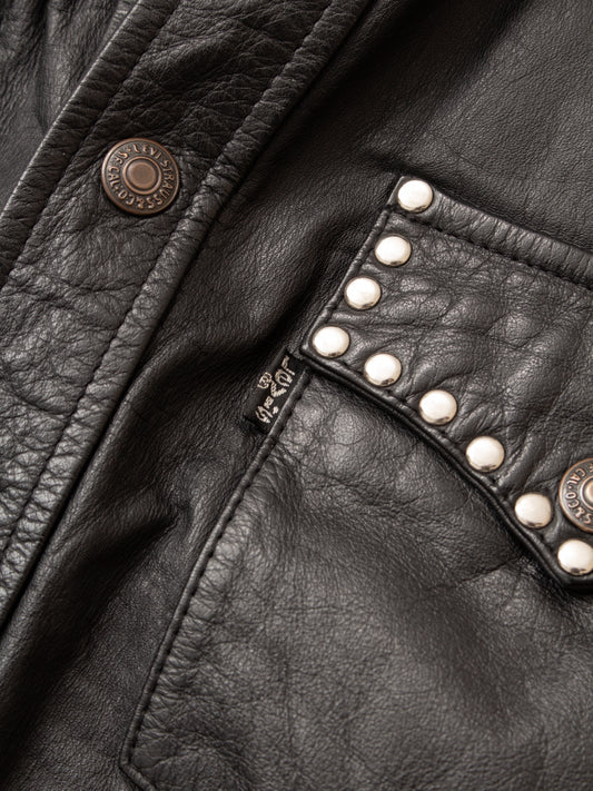 Vintage 80/90's Levi's Studded Leather Vest