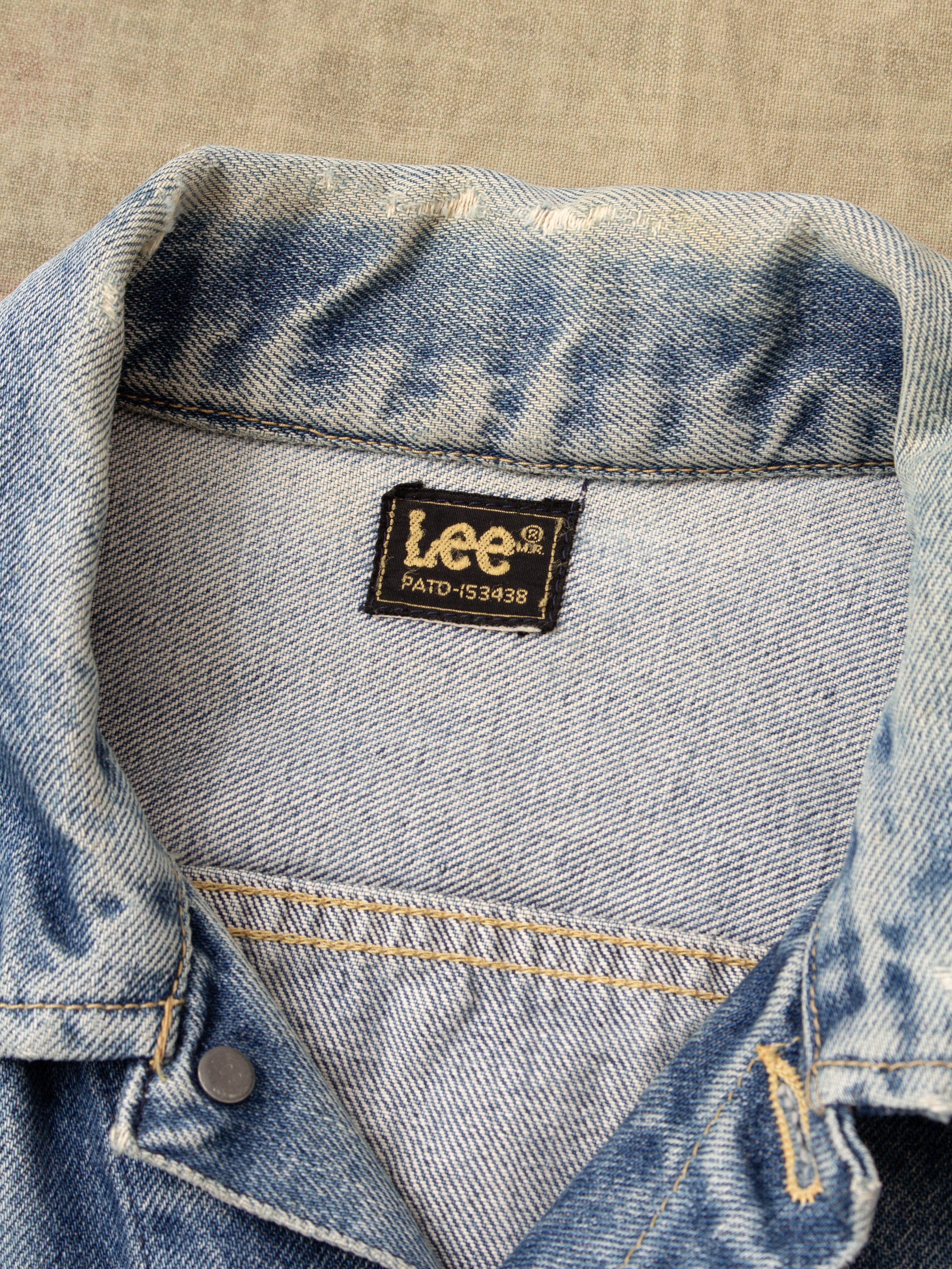 Vintage 80's Lee 101J Riders Denim Jacket Size 42 – Second Sunrise
