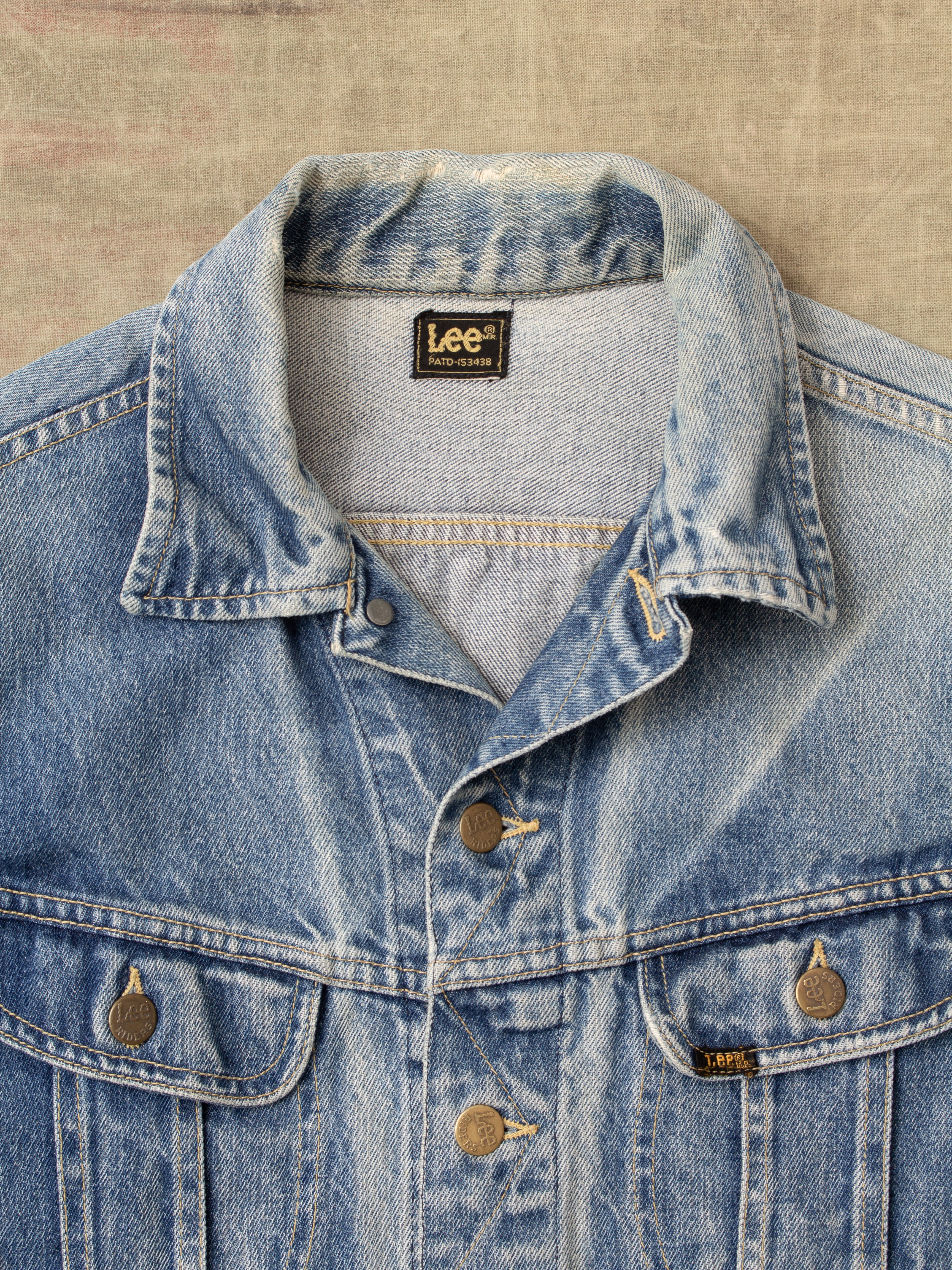 Vintage 80's Lee 101J Riders Denim Jacket Size 42 – Second Sunrise