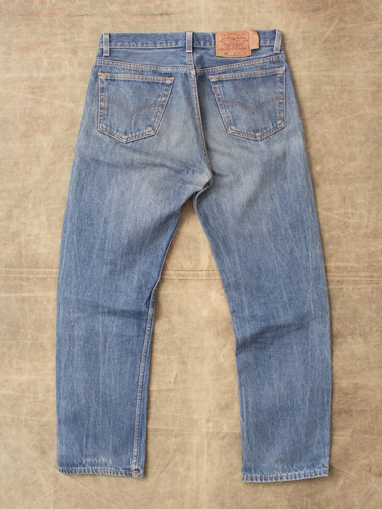 No. 54 Vintage 90's Made in USA Levi's 501 Jeans W34/L30