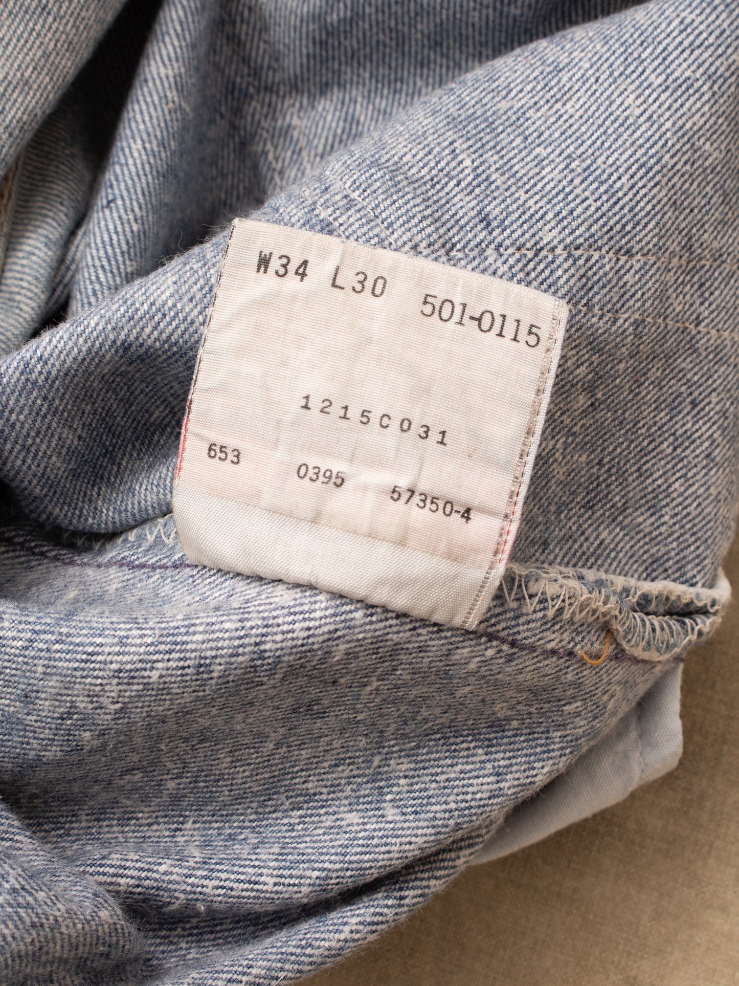 No. 54 Vintage 90's Made in USA Levi's 501 Jeans W34/L30