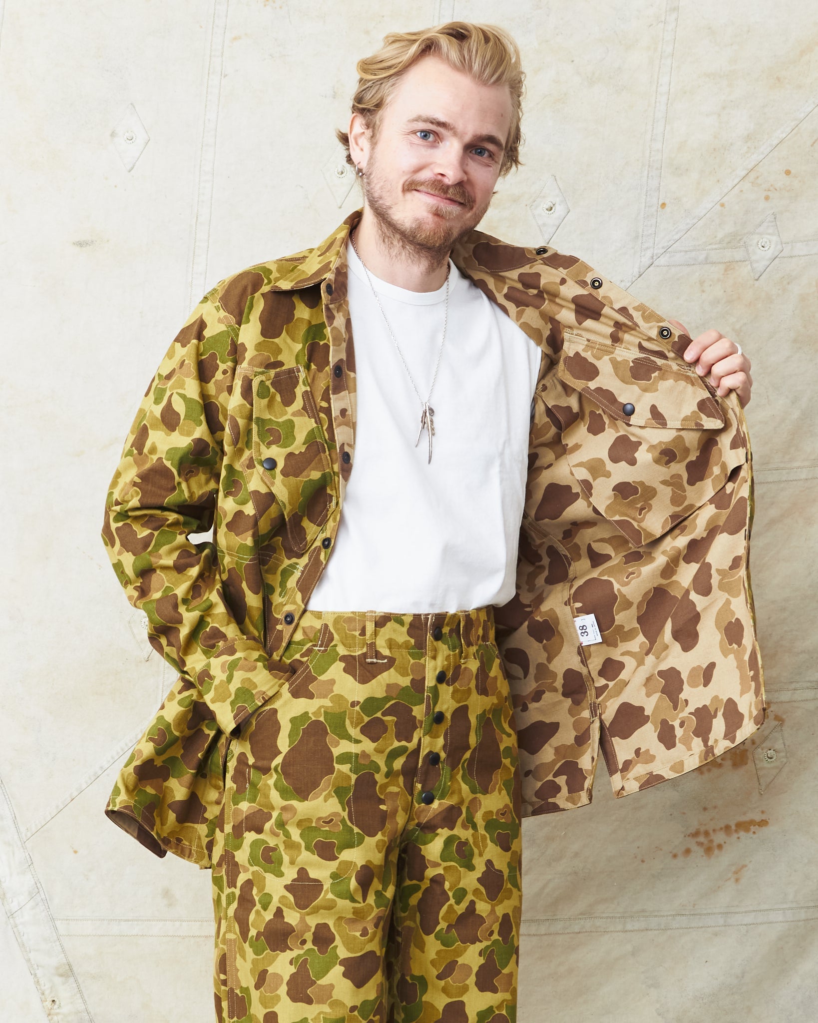 Warehouse & Co Lot 2193 USMC Parachutist Utility Jacket Frog Skin