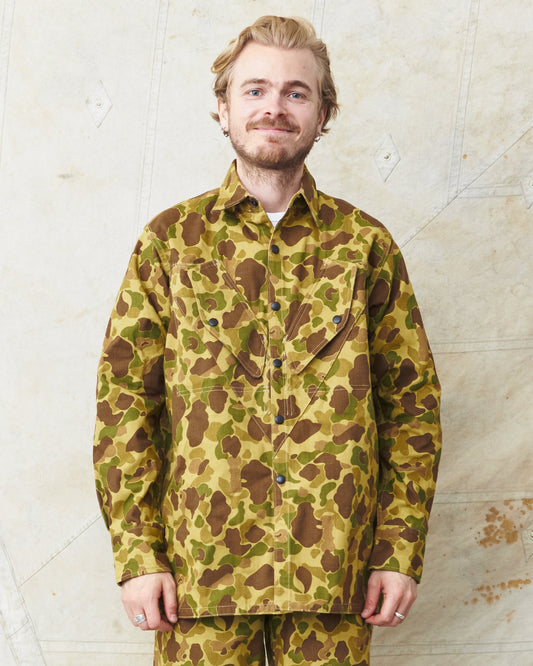 Warehouse & Co Lot 2193 USMC Parachutist Utility Jacket Frog Skin Camo