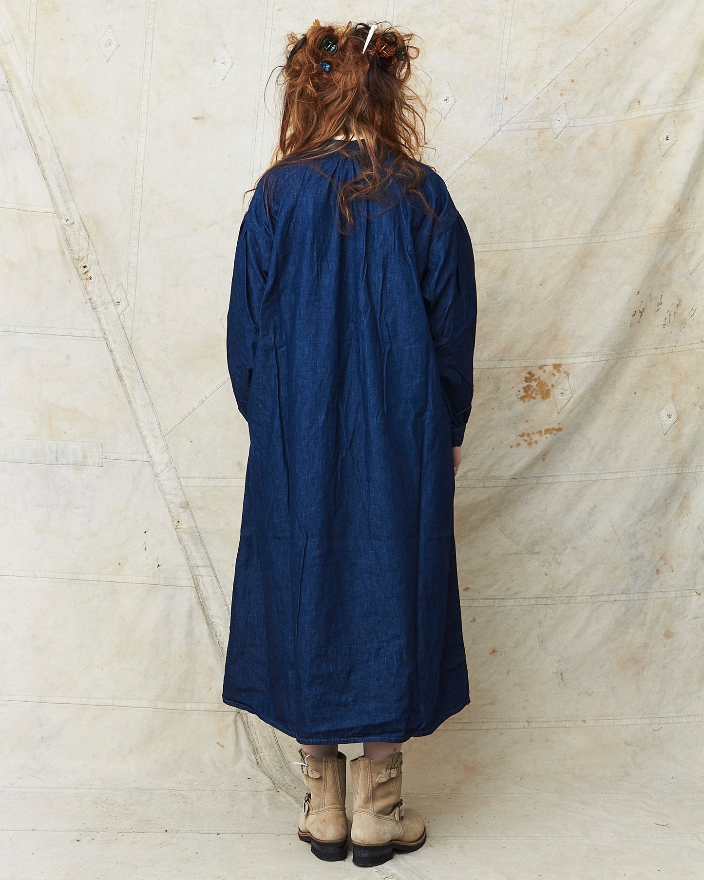 OrSlow 9536/9 Women's Denim Pull Over Dress