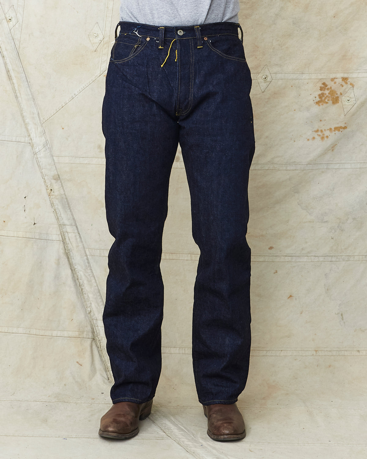 Sugar Cane & Co. Super "Denim" Collectibles #09 S1943 Denim Waist Overalls One Wash SC49009
