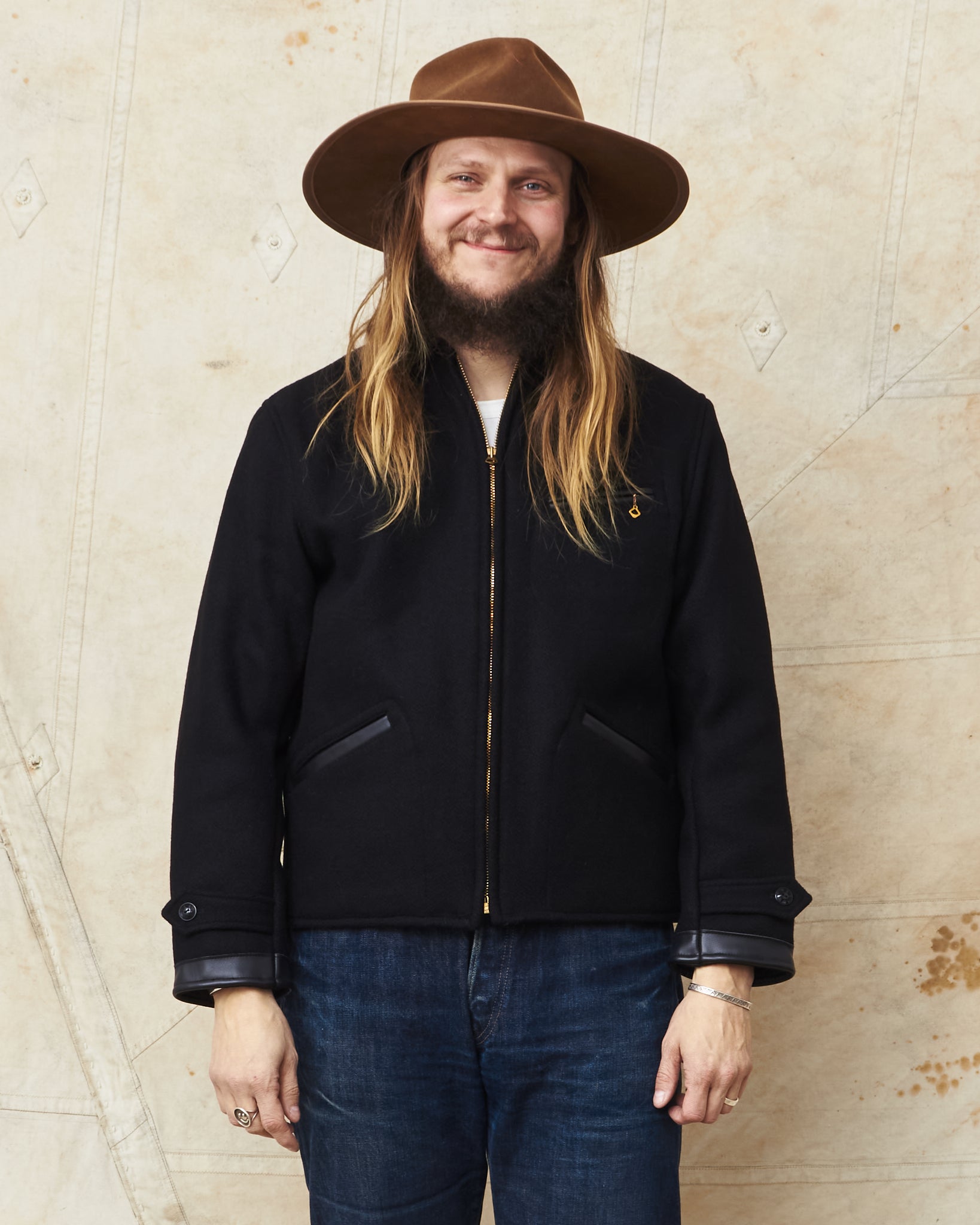 Sugar Cane & Co 30 oz Wool Melton Sports Jacket SC15404 – Second