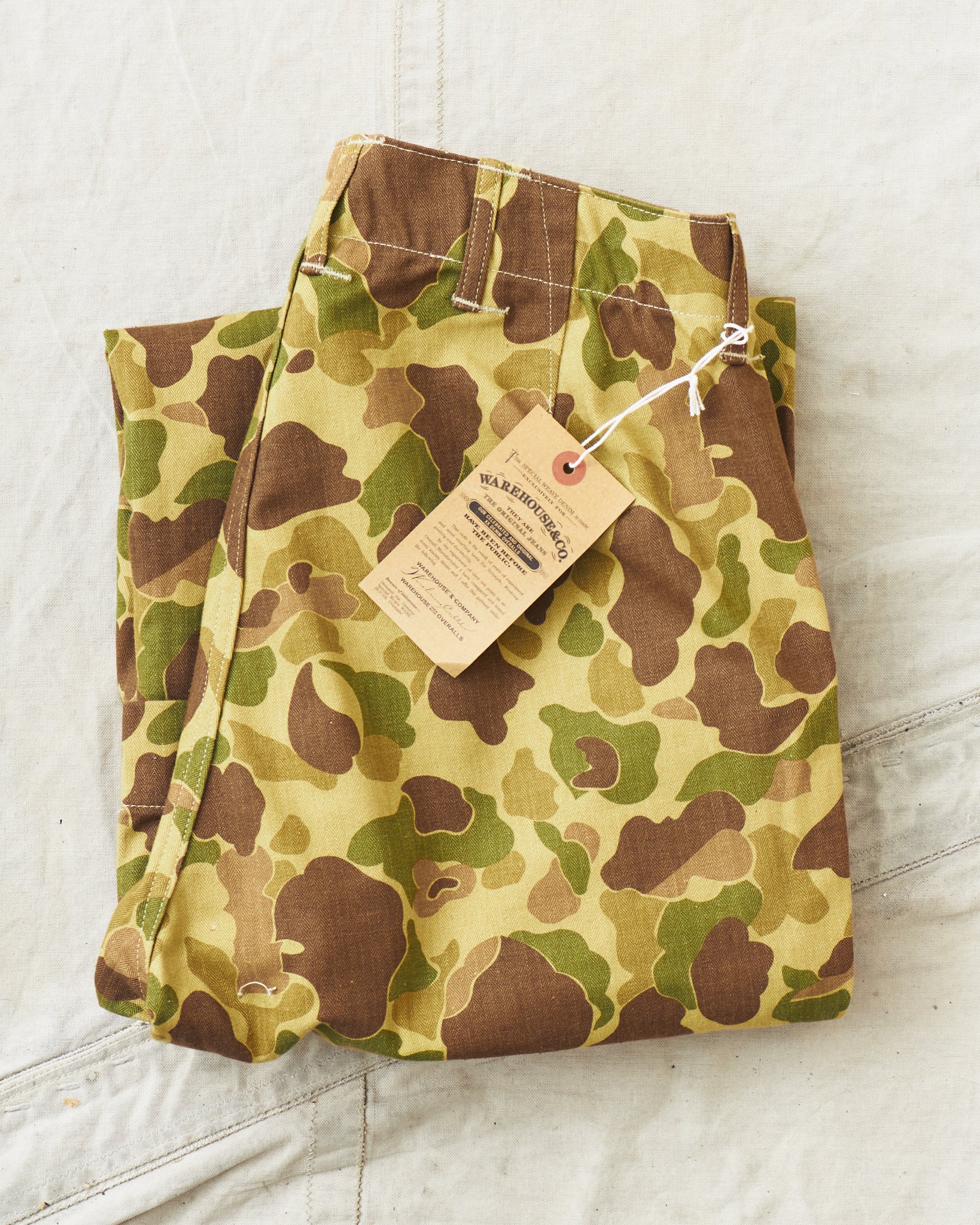 ウエアハウスLot 1224 1940'S USMC ダックハンターカモW34 WAREHOUSE