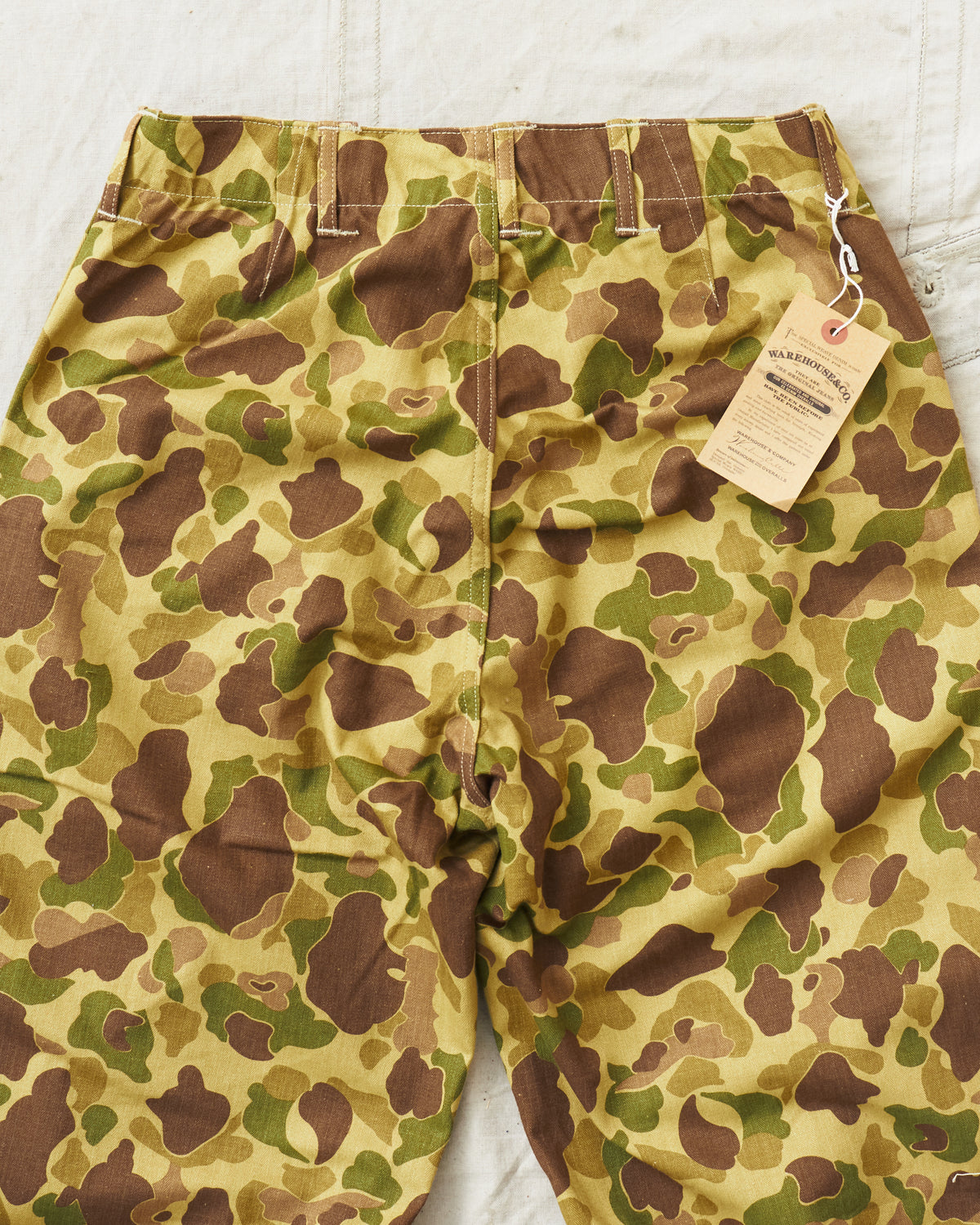 Warehouse & Co Lot. 1224 1940's USMC Parachutist Trousers Frog Skin Camo