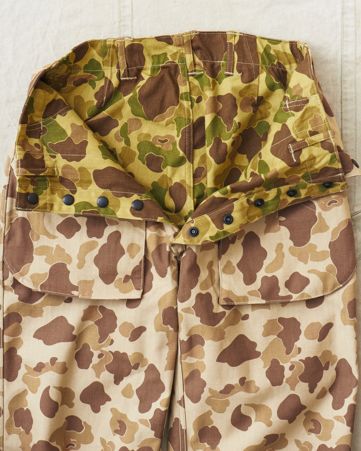 Warehouse & Co Lot. 1224 1940's USMC Parachutist Trousers Frog Skin Camo