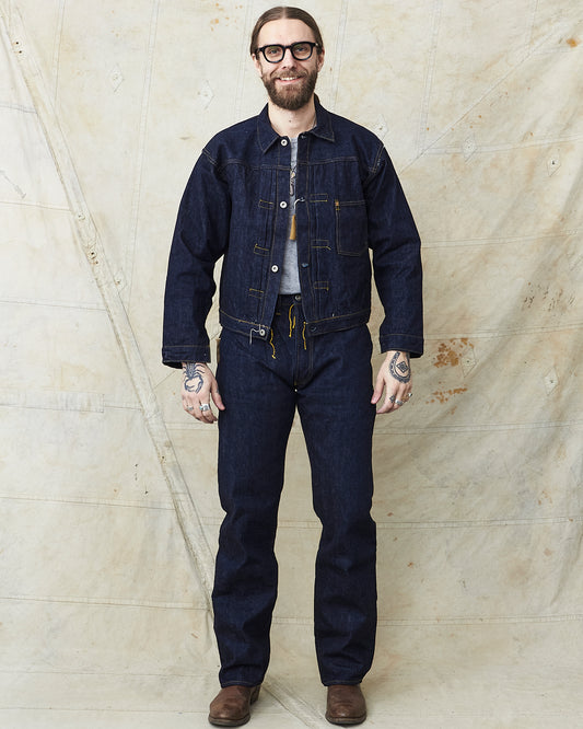 Sugar Cane & Co. Super "Denim" Collectibles #08 1943 Denim Blouse One Wash SC19008