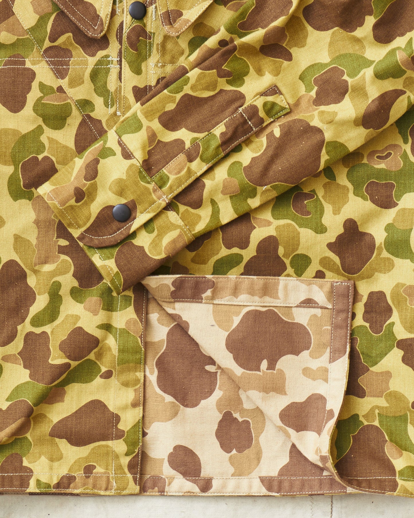 Warehouse & Co Lot 2193 USMC Parachutist Utility Jacket Frog Skin Camo