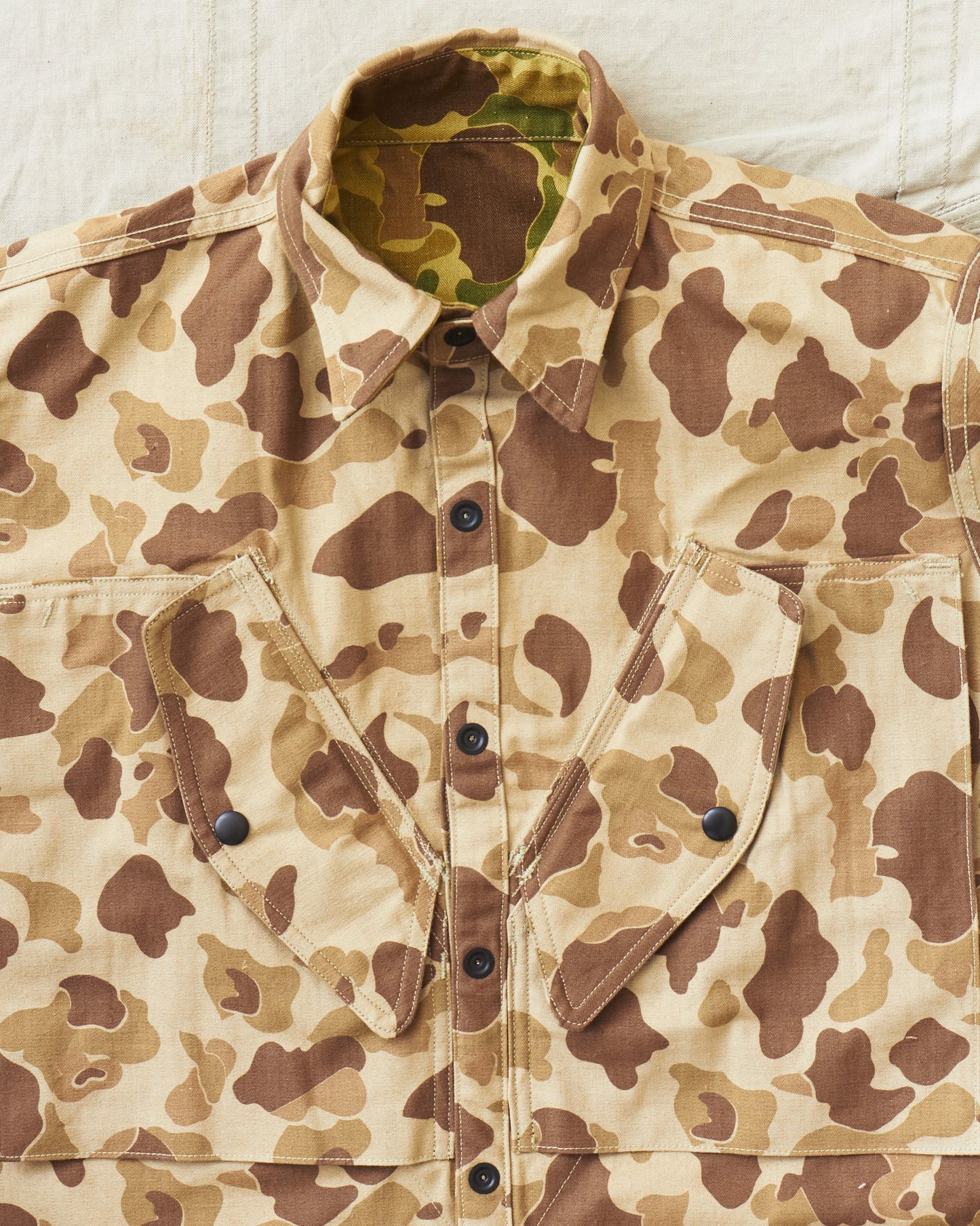 Warehouse & Co Lot 2193 USMC Parachutist Utility Jacket Frog Skin Camo