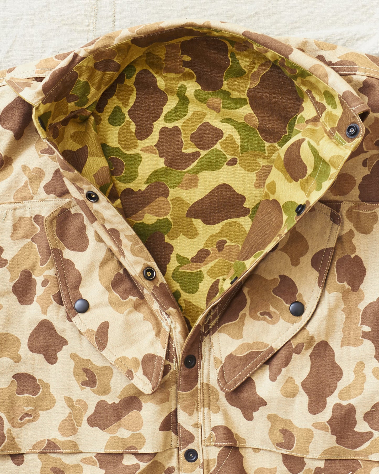 Warehouse & Co Lot 2193 USMC Parachutist Utility Jacket Frog Skin Camo