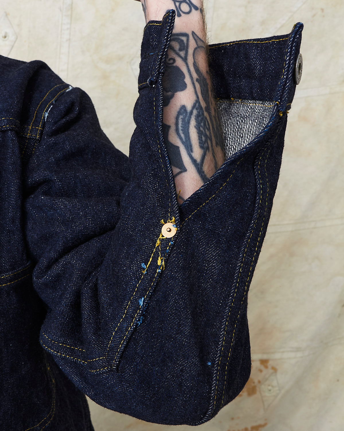 Sugar Cane & Co. Super "Denim" Collectibles #08 1943 Denim Blouse One Wash SC19008