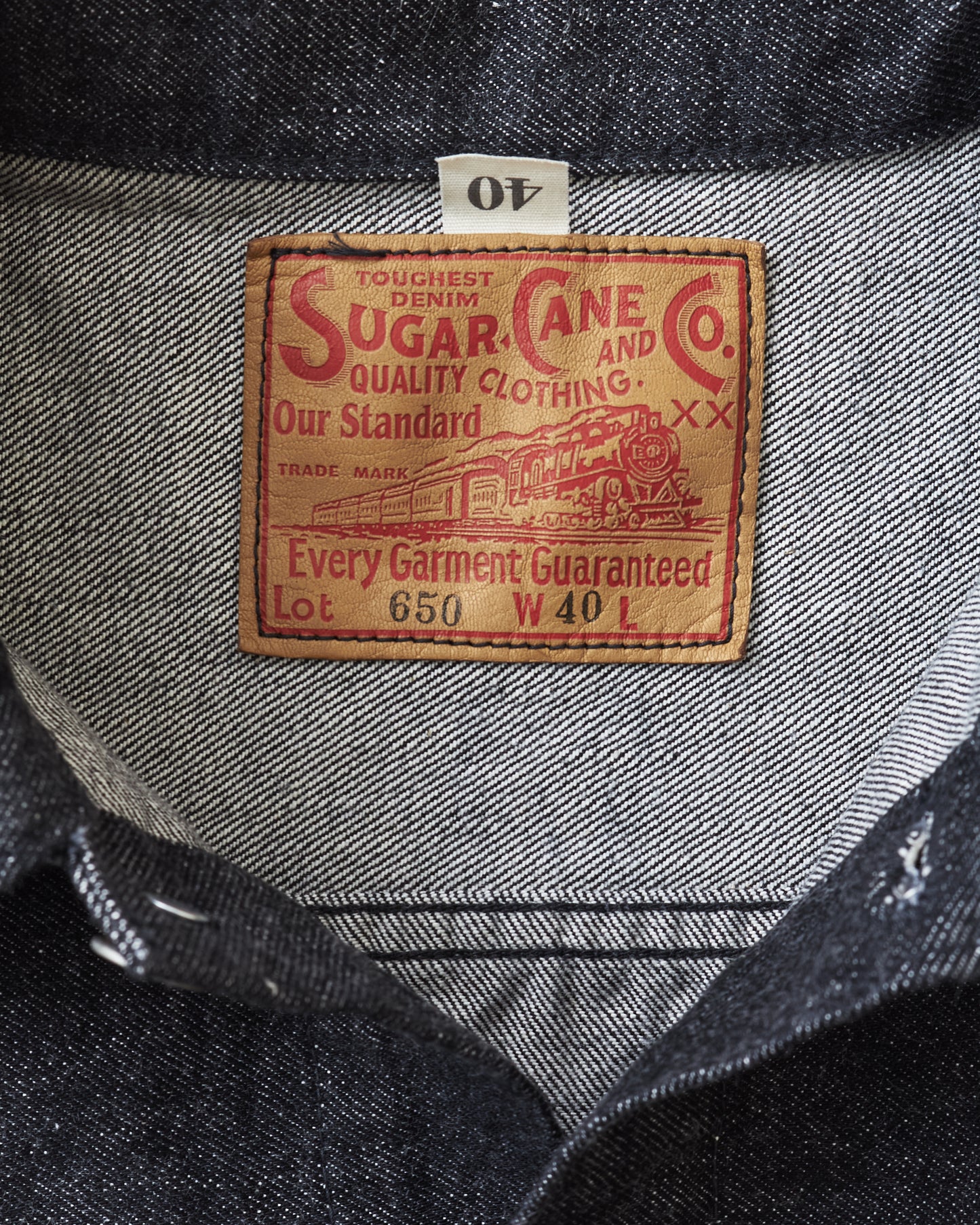 Sugar Cane & Co 1953 Type 2 Black Denim Jacket SC15650