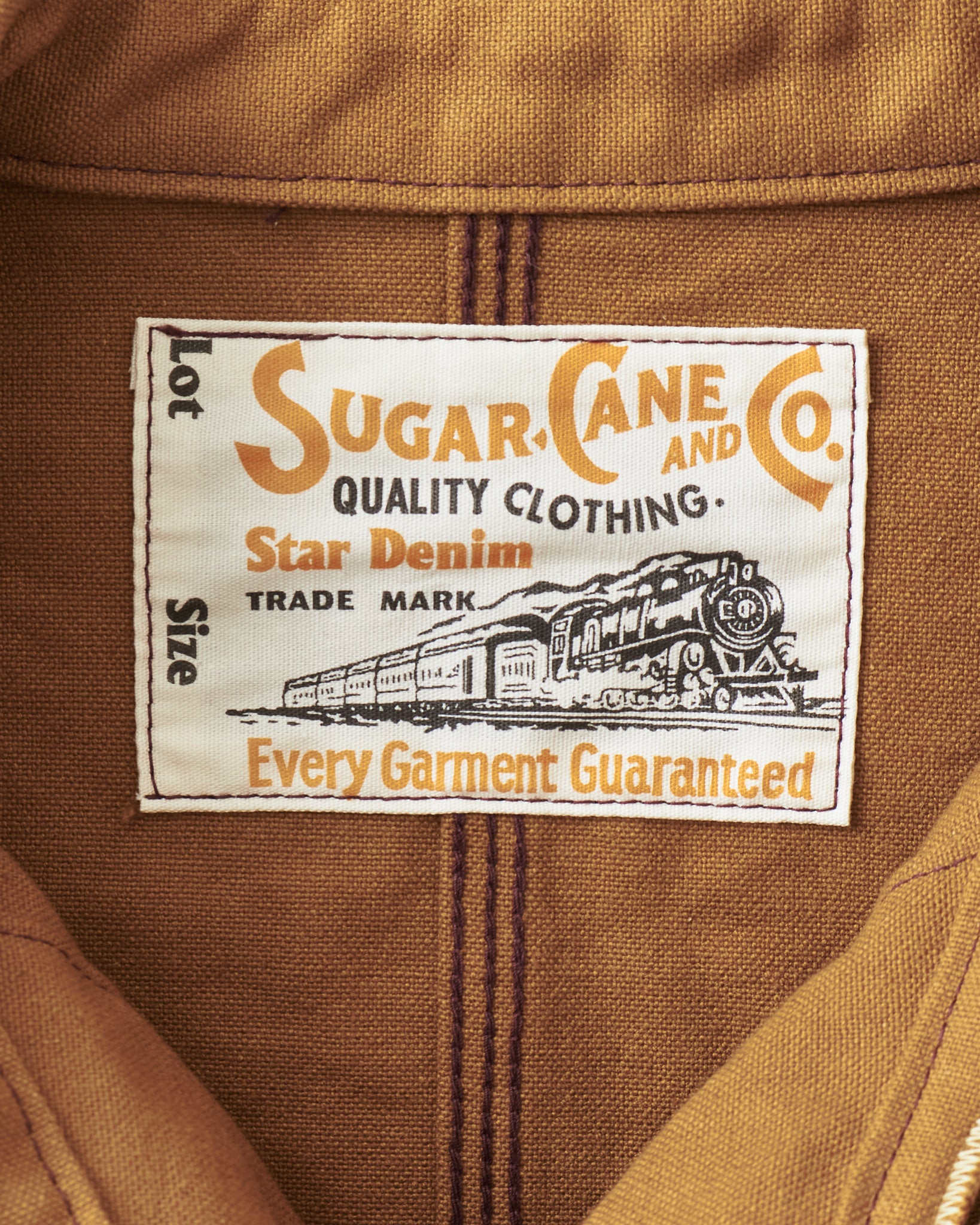 Sugar Cane & Co. 13oz. Brown Duck Work Coat SC15657 – Second Sunrise