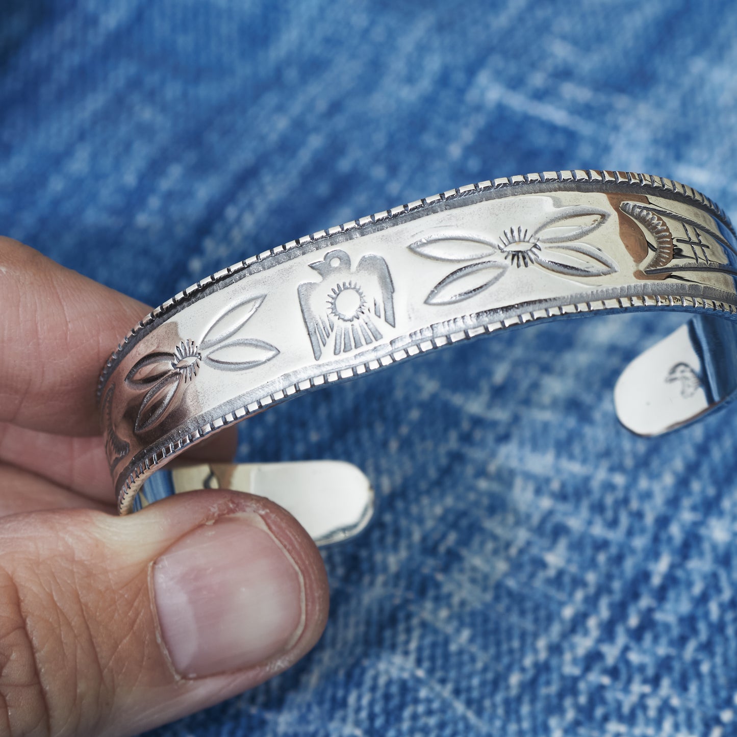 Larry Smith Thunderbird Stamp Bracelet BR-0103