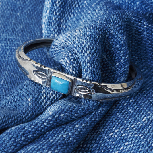 Larry Smith Turquoise Ft Bangle BR-0162
