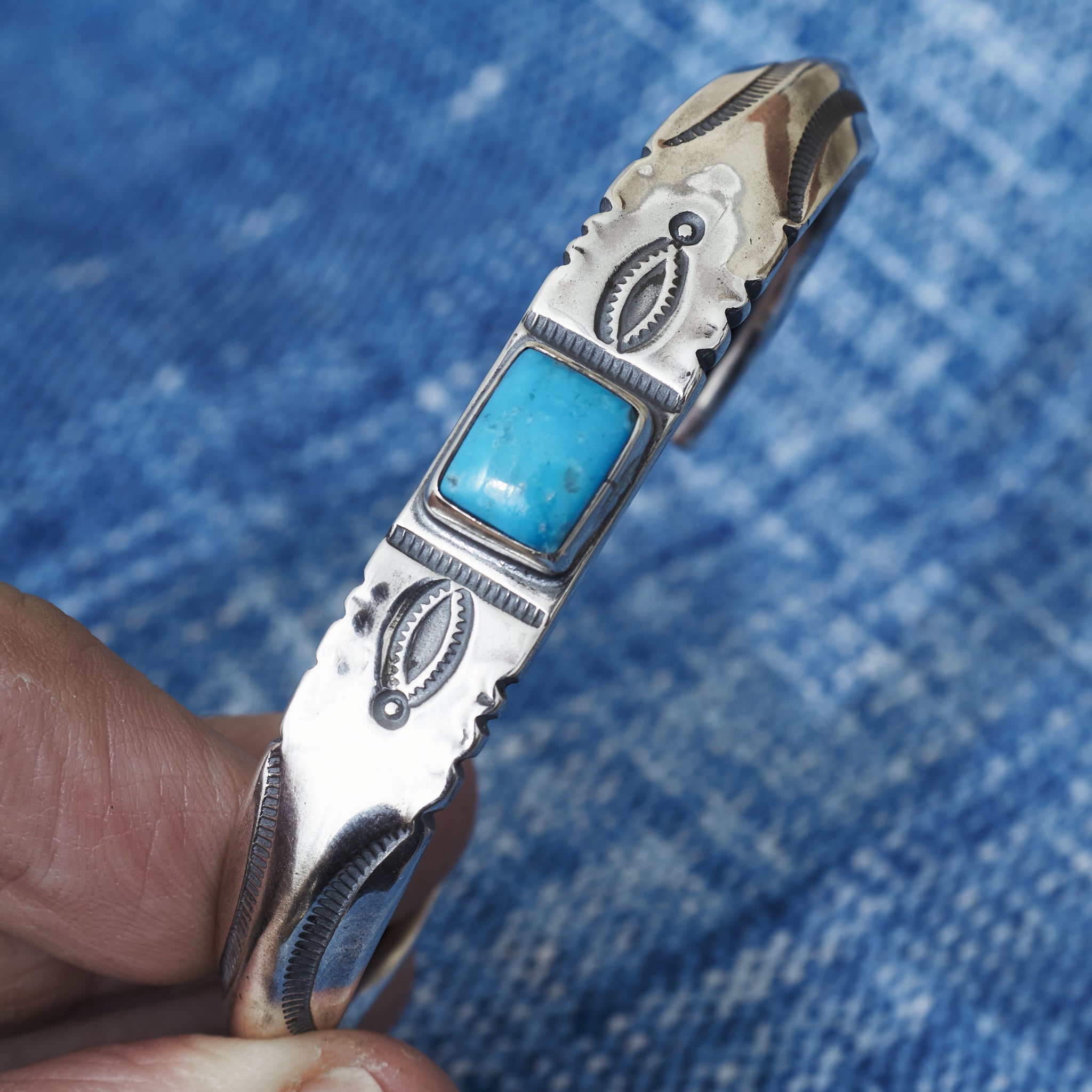 Larry Smith Turquoise Ft Bangle BR-0162 – Second Sunrise