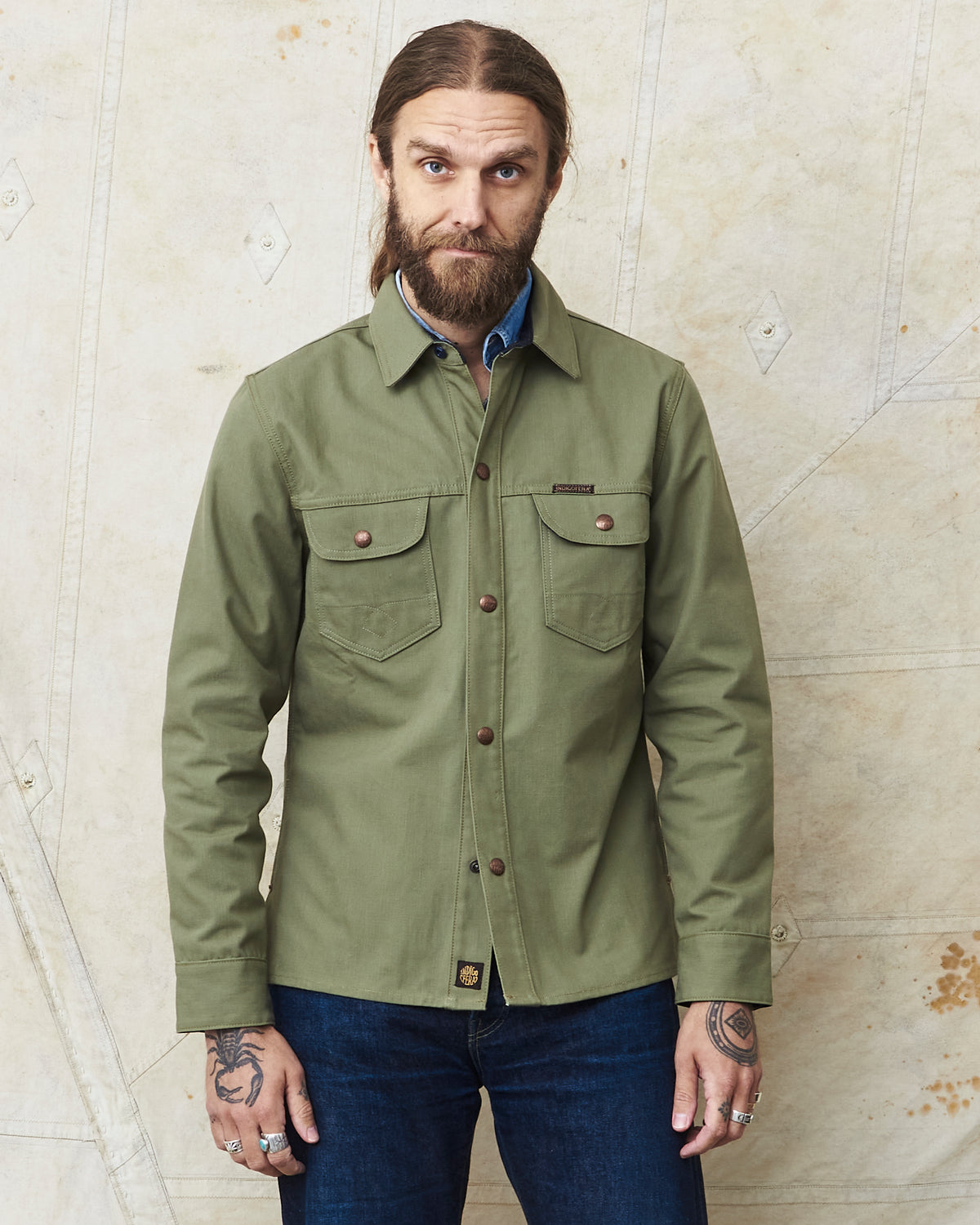 Indigofera Copeland Jacket United Duck Canvas Green