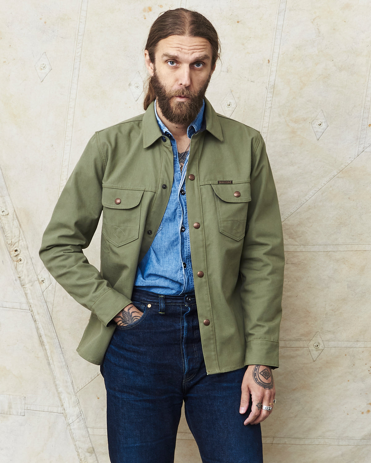 Indigofera Copeland Jacket United Duck Canvas Green