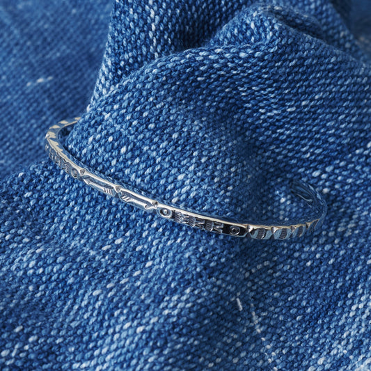 Larry Smith BR-0126 Extra Thin Square Bangle