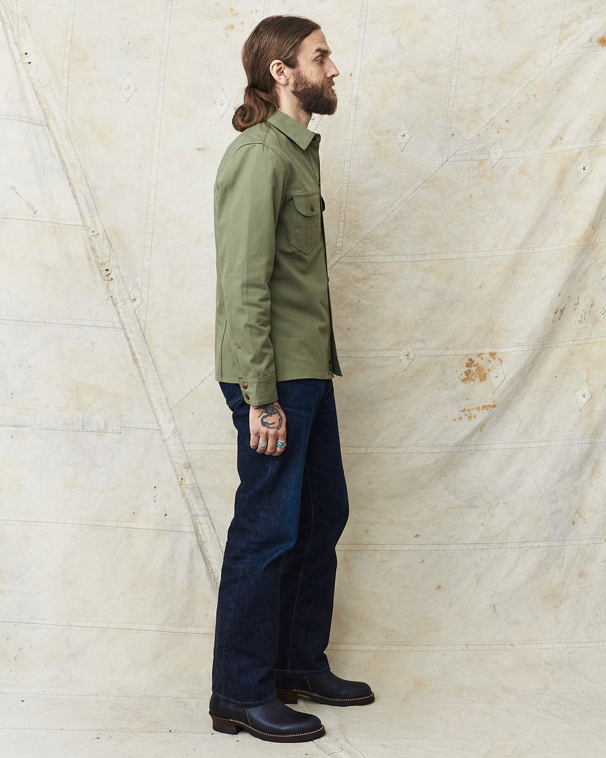 Indigofera Copeland Jacket United Duck Canvas Green