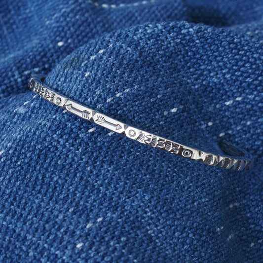 Larry Smith BR-0126 Extra Thin Square Bangle