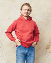 Whitesville Heavyweight Loop-Wheeled Hoodie Red WV67729