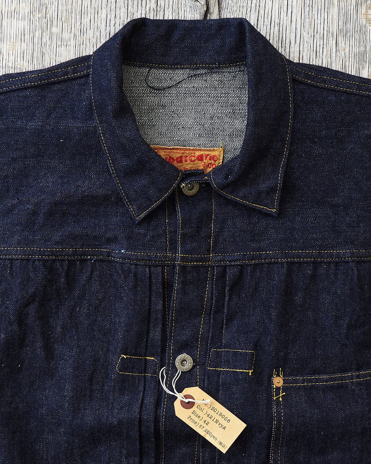 Sugar Cane & Co. Super "Denim" Collectibles #08 1943 Denim Blouse One Wash SC19008