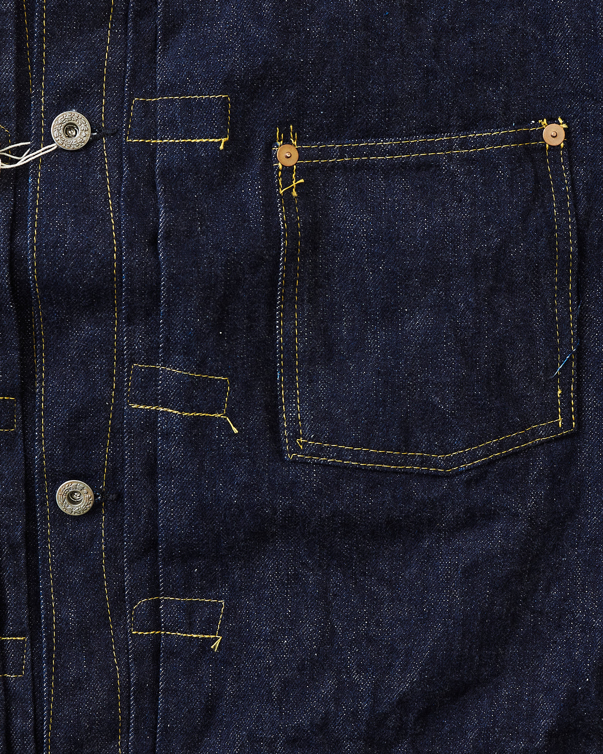 Sugar Cane & Co. Super "Denim" Collectibles #08 1943 Denim Blouse One Wash SC19008