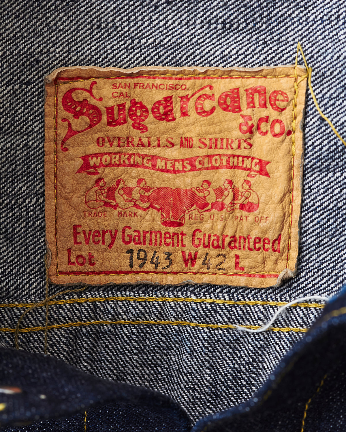 Sugar Cane & Co. Super "Denim" Collectibles #08 1943 Denim Blouse One Wash SC19008