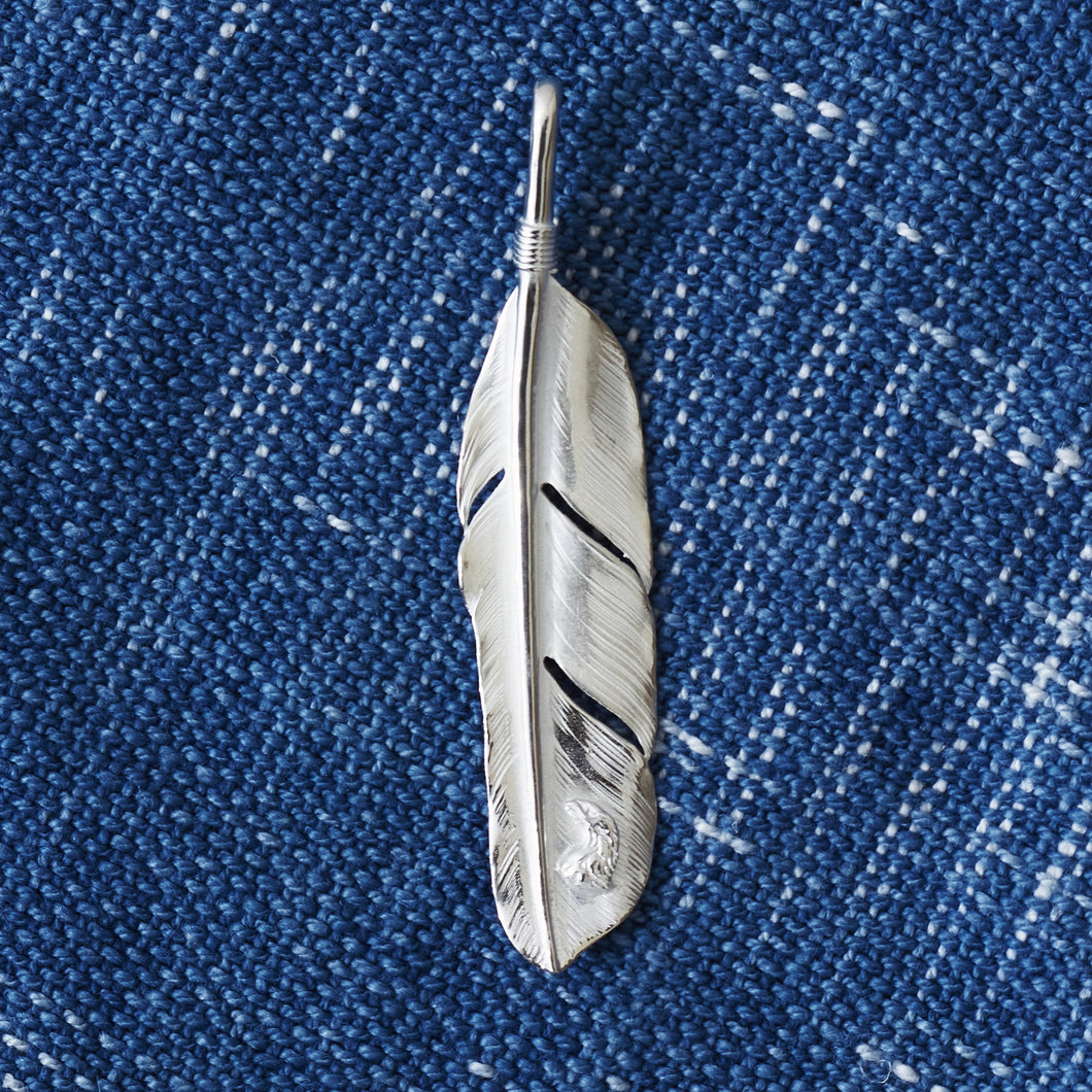 Larry Smith Medium Silver Feather Top EFNL-0006 – Second Sunrise