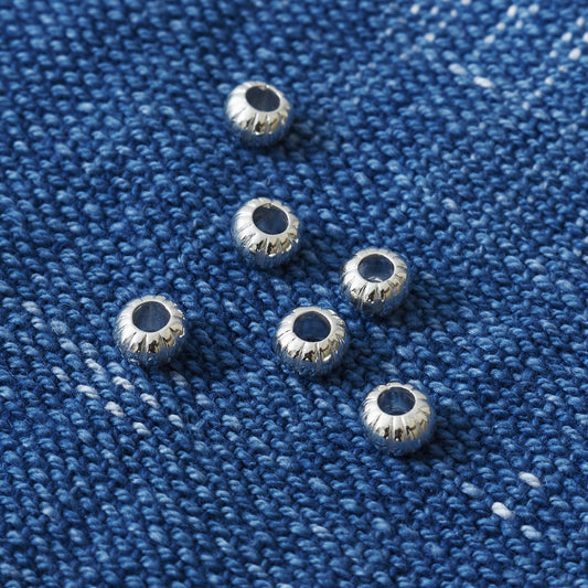 Larry Smith Silver Shell Bead OT-B0002