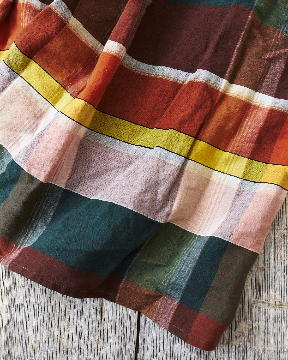 OrSlow 4003 Original Check Gathered Skirt