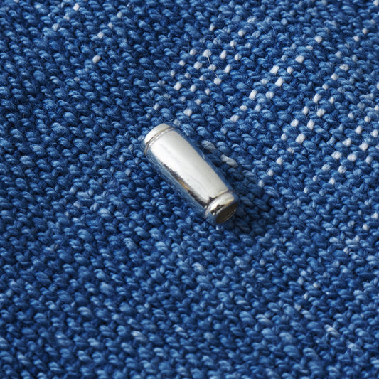 Larry Smith Silver Pipe Bead OT-B0003