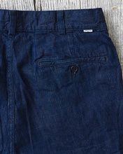 OrSlow 5021 Two Tuck Denim Wide Trouser One Wash