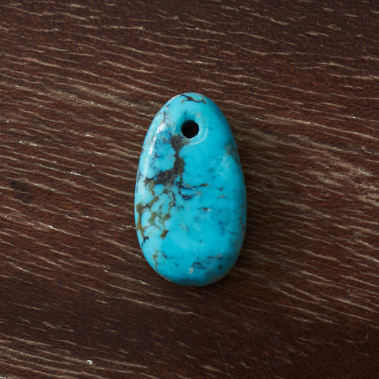 Larry Smith Teardrop Turquoise Bead Medium L-0009