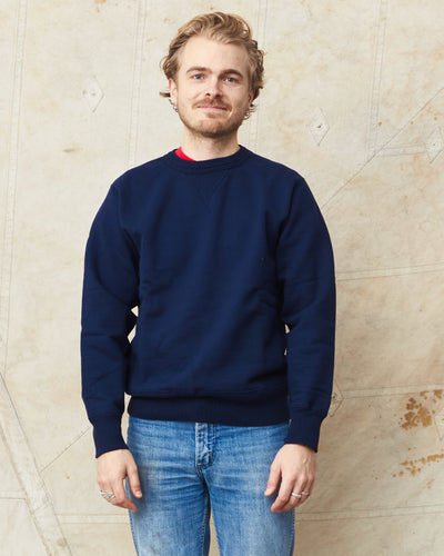 Whitesville Heavyweight Loop-Wheeled Sweatshirt Navy WV67728