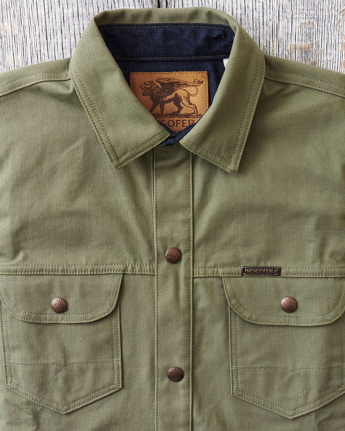 Indigofera Copeland Jacket United Duck Canvas Green