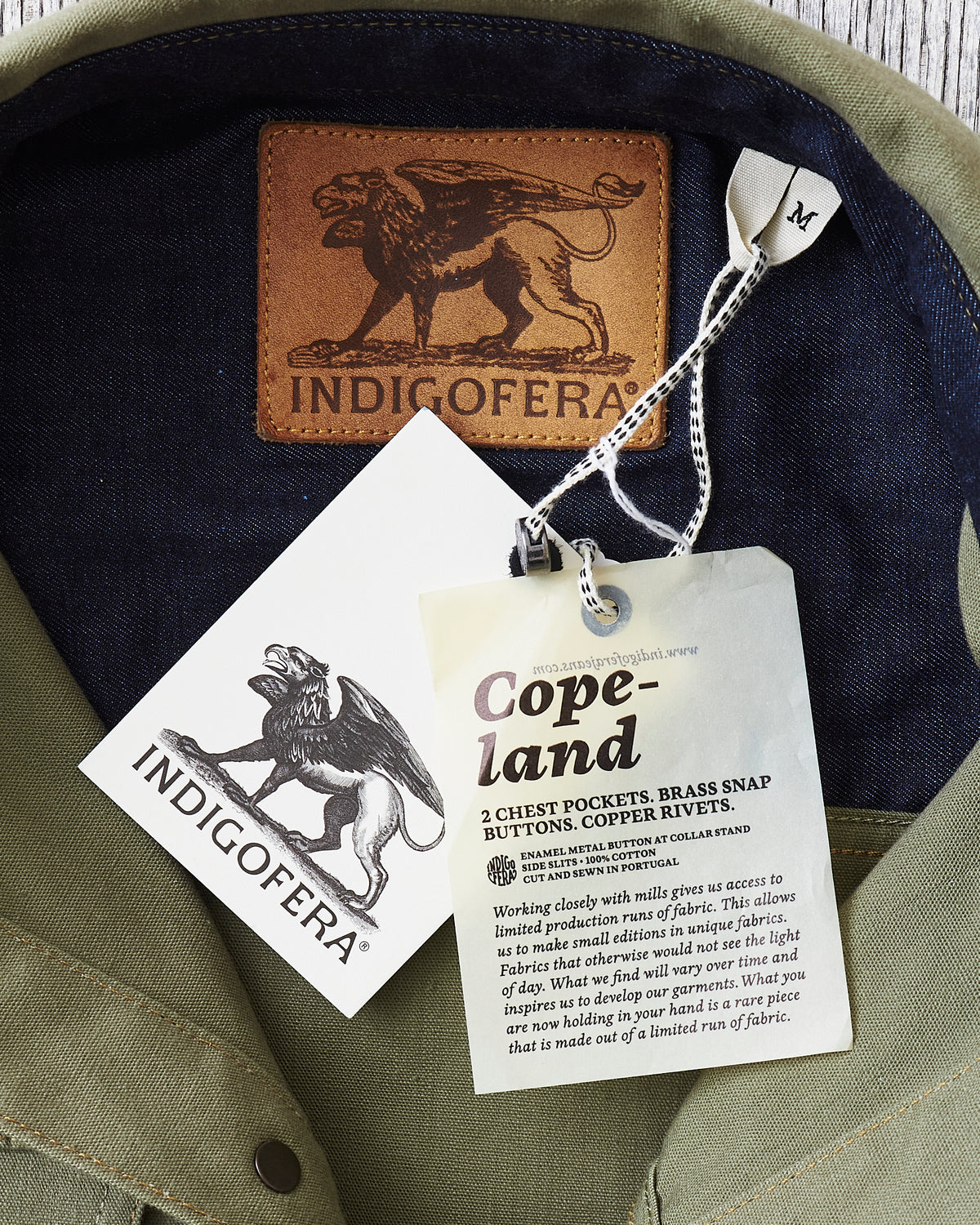 Indigofera Copeland Jacket United Duck Canvas Green