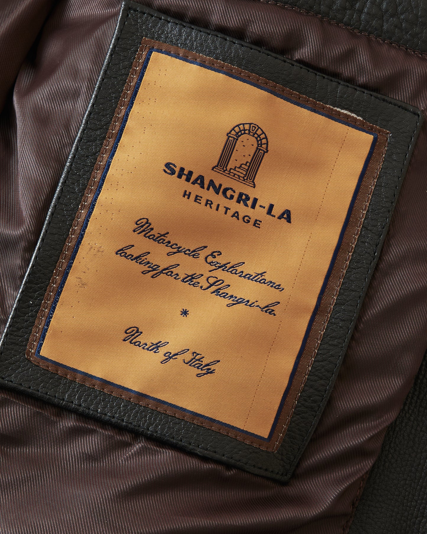 Second Hand Shangri-La Heritage “Varenne” Black Leather Jacket Size S